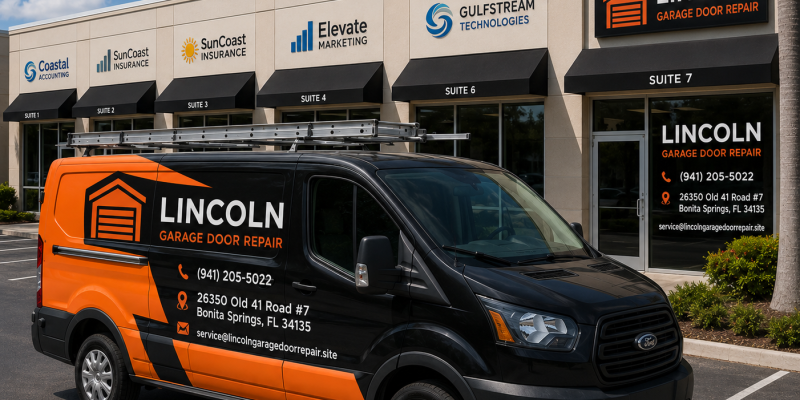 Our Service Van At The Location